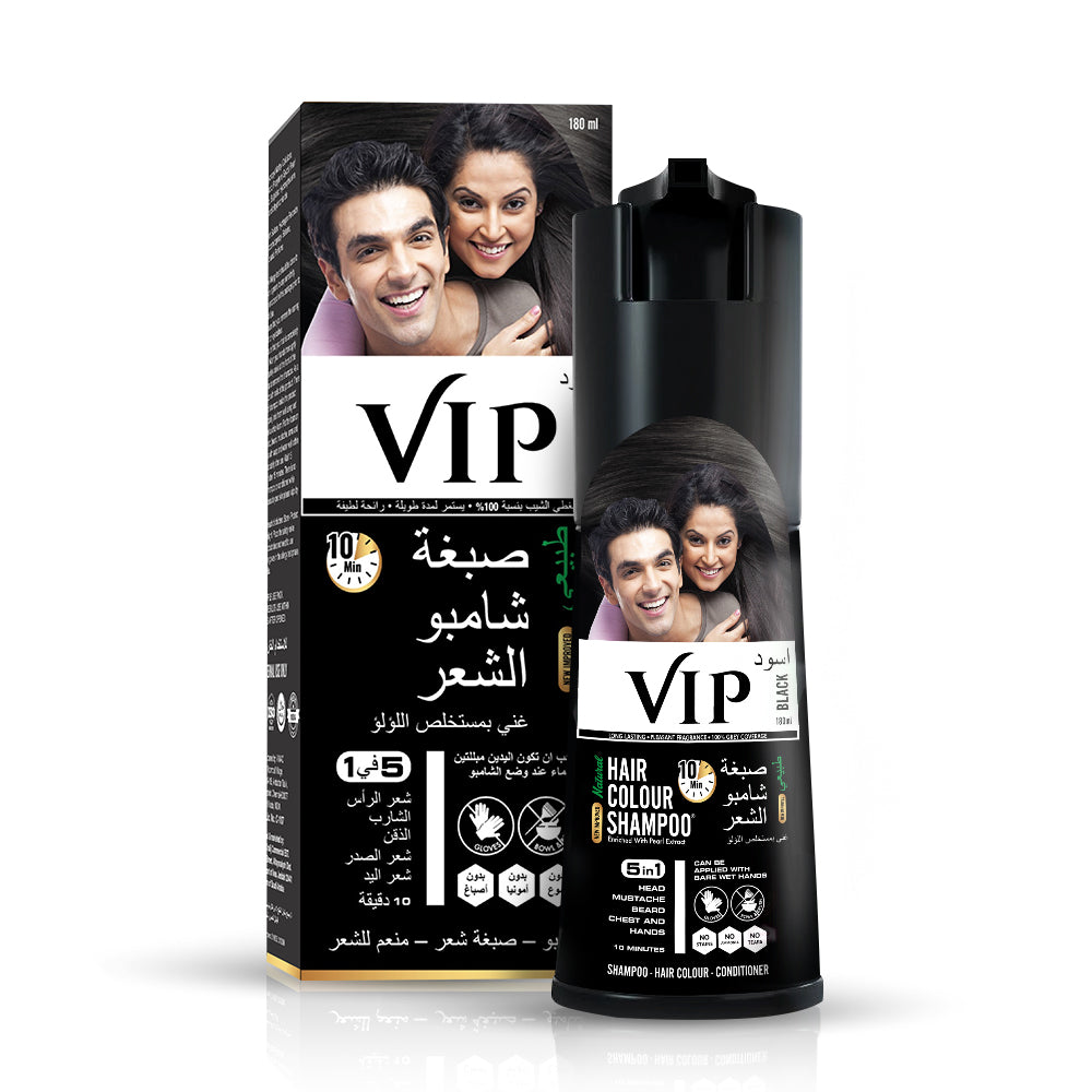 الاصلي VIP شامبو - 180 مل أسود - VIP Shampoo