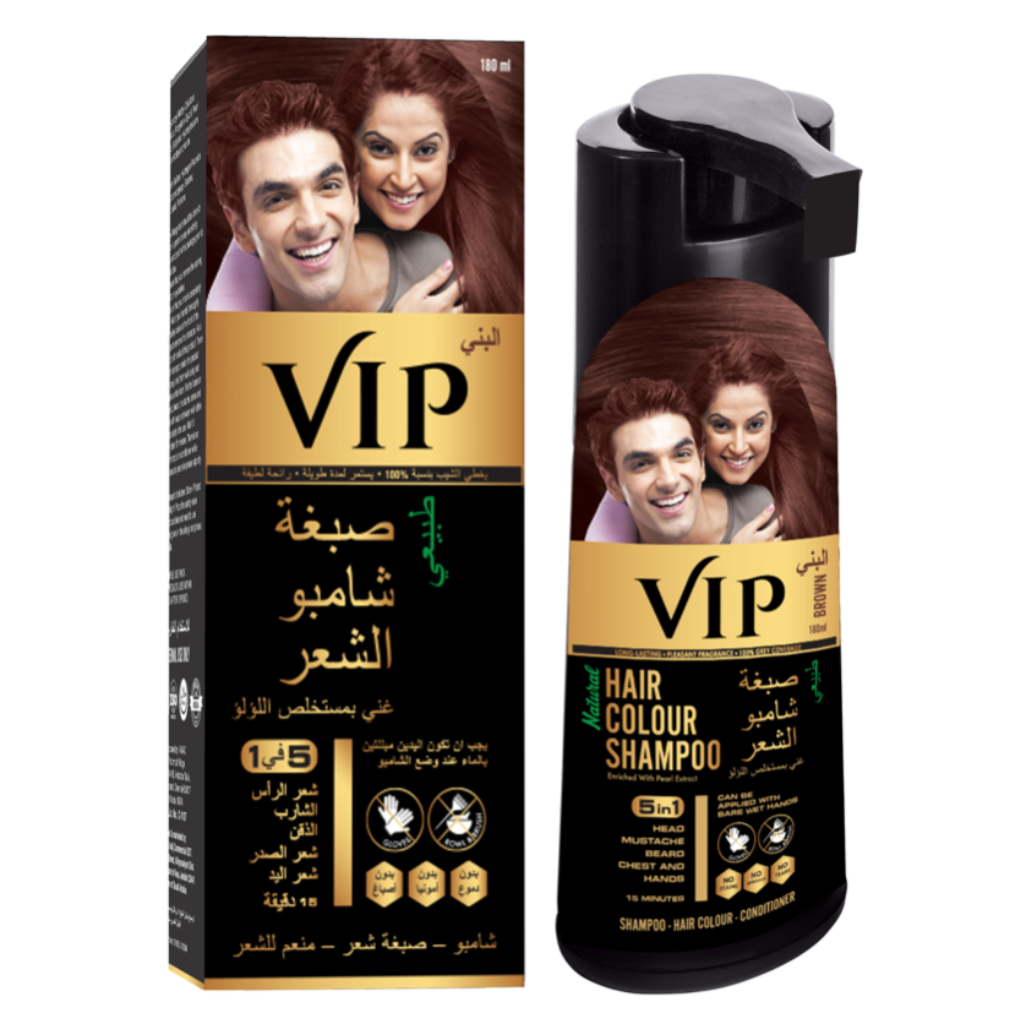 الاصلي VIP شامبو - 180 مل بني - VIP Shampoo